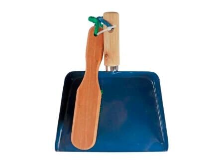 TalenTOols Stoffer en blik egel groen/blauw