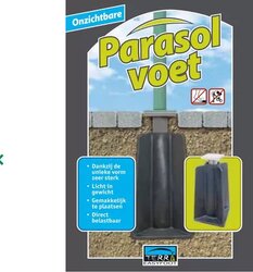 Terra easyfoot Parasolvoet ingraaf baar - afbeelding 2