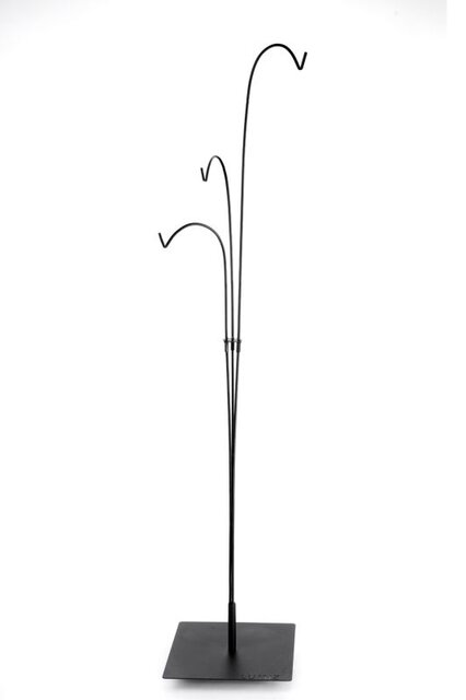 Terrasstandaard metaal h190cm zwart