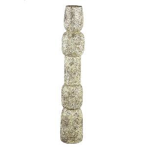 PTMD Terrina Cream cement bulbs shaped candle holder L
