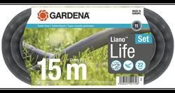 Gardena Textielslang lianoa life 15m. set