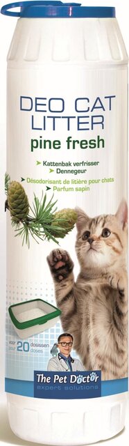 THE PET DOCTOR DEO CAT LITTER PINE FRESH 750 GRAM