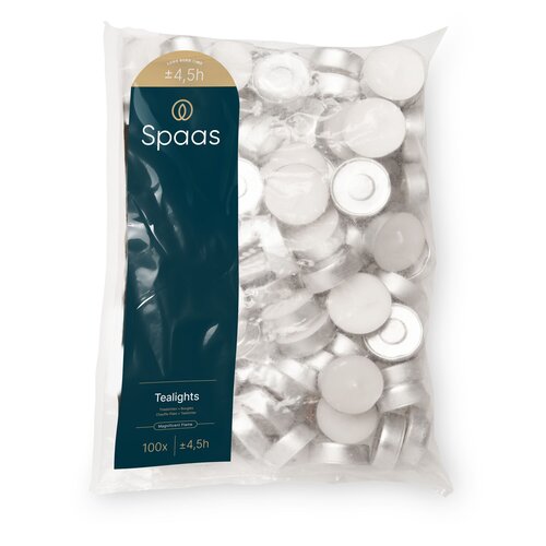 Spaas 100 theelichten 4,5u
