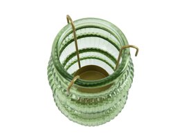 Theelichthouder glas d8h12.5cm a3 - afbeelding 2