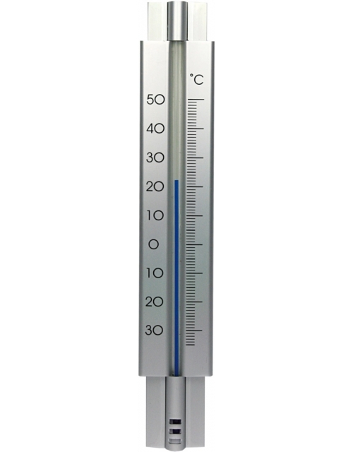 Thermometer metaal design 29cm