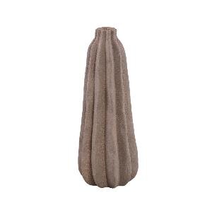PTMD Tiggy Clay porselain round ribbed pot high