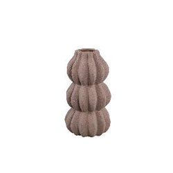 PTMD Tiggy Clay porselain round ribbed pot layered