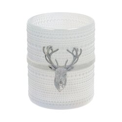 Tlicht rendier d10h12.5 frosted wit