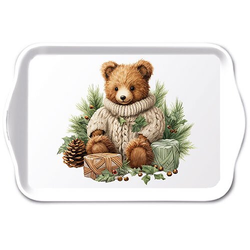 Tray melamine 13x21 cm Cuddle bear