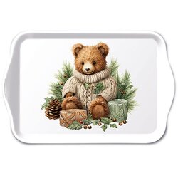 Tray melamine 13x21 cm Cuddle bear