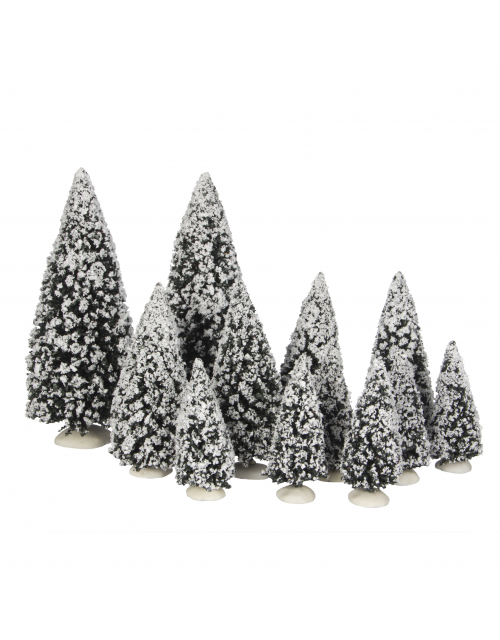 LuVille Tree evergreen assorted 12 pieces
