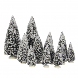 LuVille Tree evergreen assorted 12 pieces