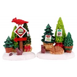 Lemax Tree Farm Display, Set Of 2