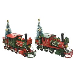 Trein ijzer boom-sneeuw 2 assorti