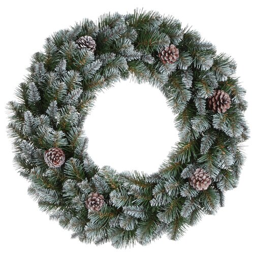 Triumph Tree Empress krans groen frosted TIPS 520 - d120cm