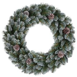 Triumph Tree Empress krans groen frosted TIPS 520 - d120cm