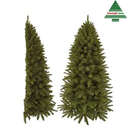 Triumph Tree Forest frosted kerstboom half wall groen TIPS 557 - h215xd122cm