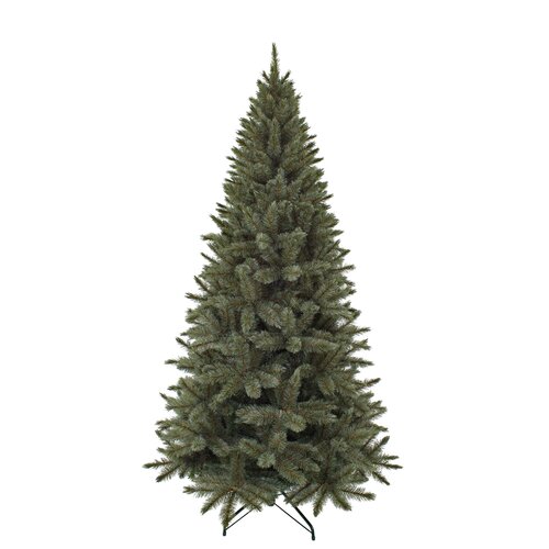 Triumph Tree Forest frosted pine kerstboom slim newgrowth blue TIPS 1030 - h230xd130cm