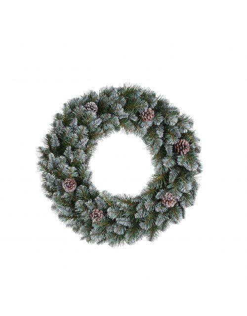 Triumph Tree Empress krans groen frosted TIPS 140 - d45cm