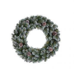 Triumph Tree Empress krans groen frosted TIPS 140 - d45cm