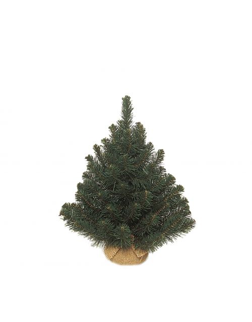 Triumph Tree Alpine kerstboom w burlap groen TIPS 65 - h60xd51cm