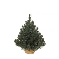 Triumph Tree Alpine kerstboom w burlap groen TIPS 65 - h60xd51cm