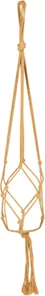 TS Bloempothanger macrame l60cm oker