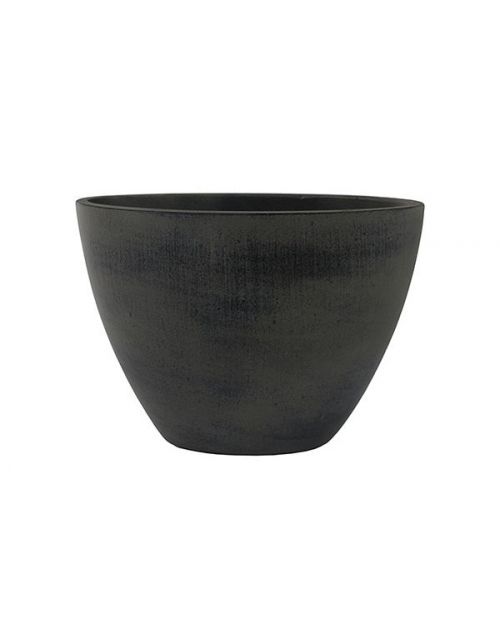 Planter Esra grafiet D33x16 H25