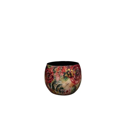 TS Pot d7h5cm rose rouge