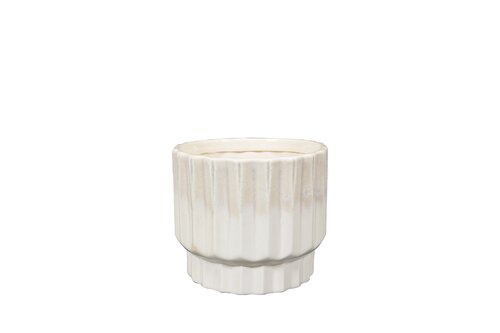 TS Pot faye d11h9cm off white