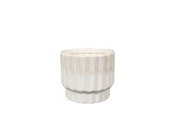 TS Pot faye d11h9cm off white