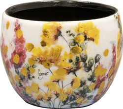 TS Pot floral d9h7cm wit