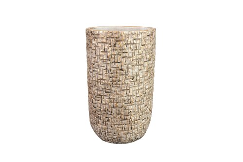 TS Pot hoog maxim d14h24cm shiny sand