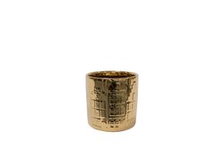 TS Pot jille houses d7h8cm goud