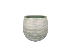TS Pot joyce d18h16cm shiny olive