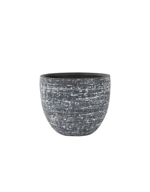 Pot Karlijn antraciet D18 H16