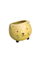 TS Pot meow d9h8cm geel