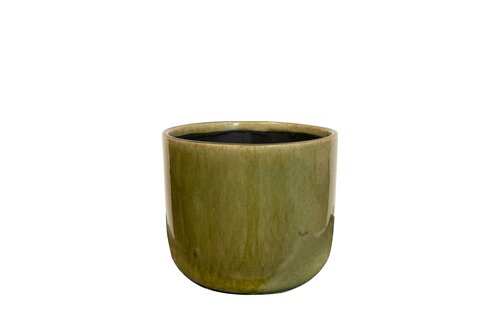 TS Pot nine d14h12cm olive green