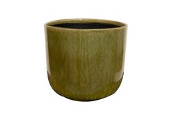 TS Pot nine d22h20cm olive green