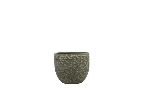 TS Pot rinca d15h13cm shiny groen