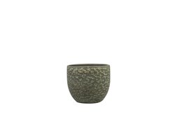 TS Pot rinca d15h13cm shiny groen
