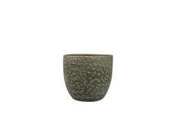 TS Pot rinca d17h15cm shiny groen