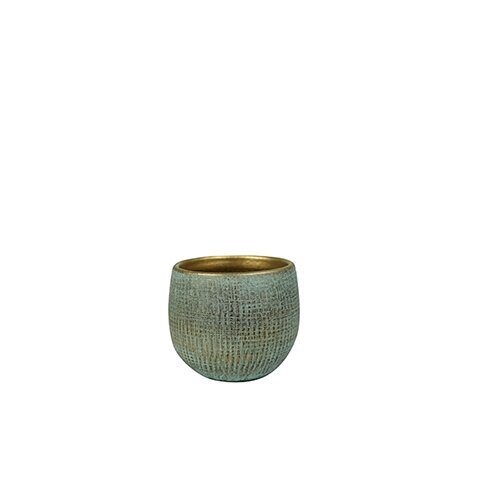 TS Pot ryan d15h13cm shiny blue