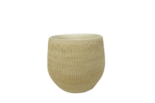 TS Pot ryan d22h20cm shiny sand