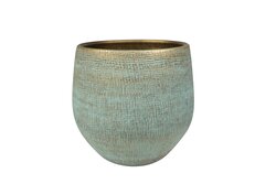 TS Pot ryan d26h26cm shiny blue