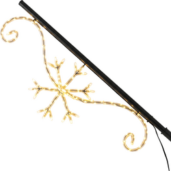 Twinkle pole Kerstverl.snowflake 40x110cm ip44