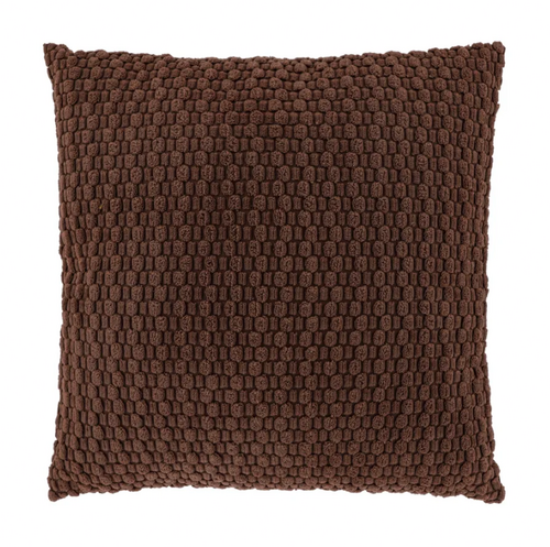 Unique living Kussen camille 45x45cm rocky brown