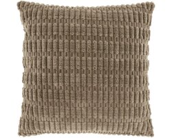 Unique living Kussen cedro 45x45cm taupe