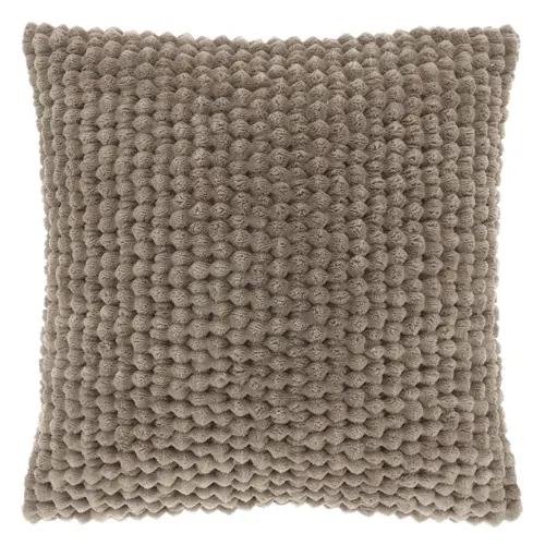 Unique living Kussen dila 45x45cm taupe