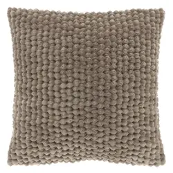 Unique living Kussen dila 45x45cm taupe